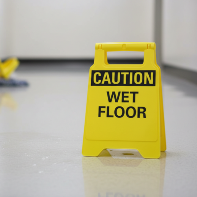 Caution Wet floor