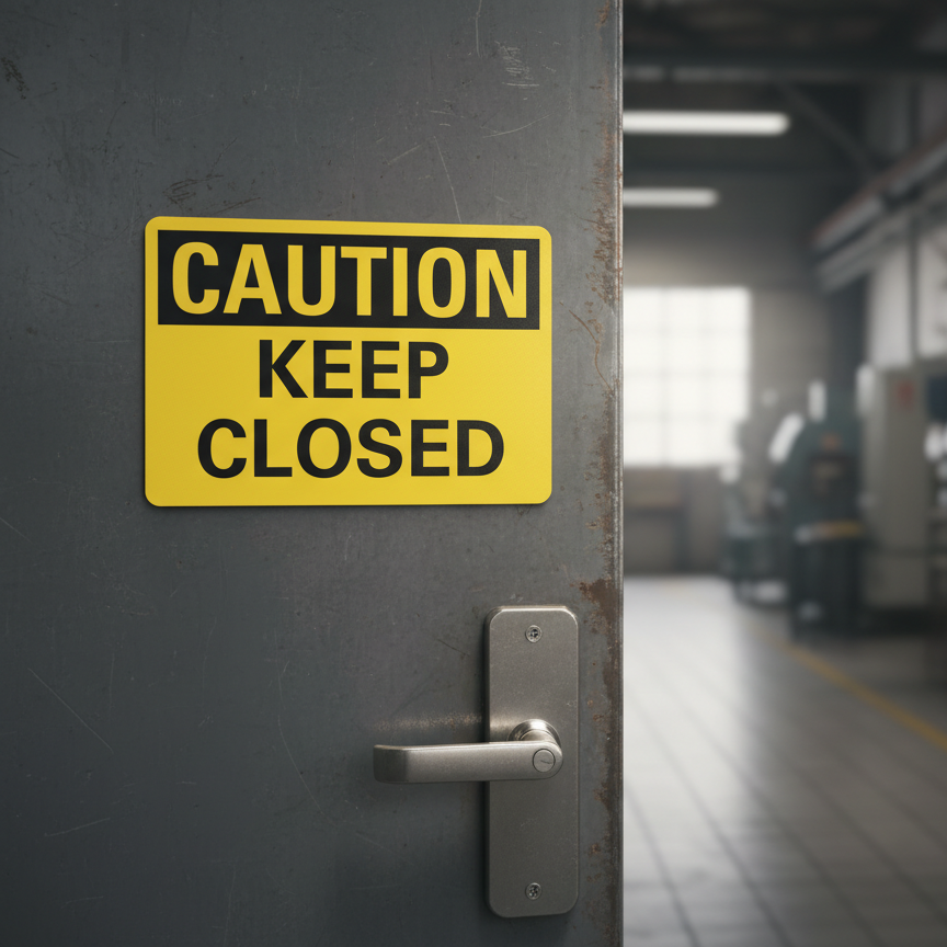 Caution Keep closed - Image 2