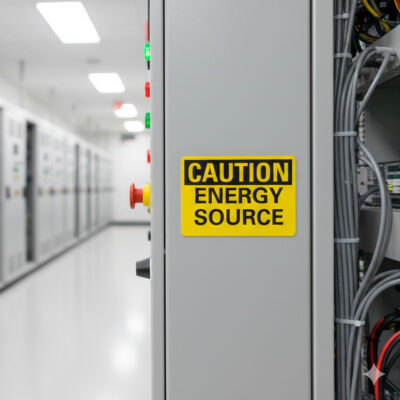 Caution Energy source