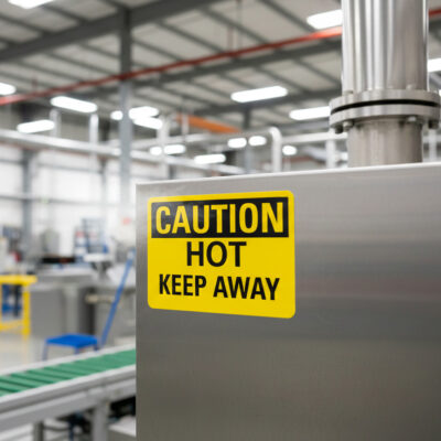 Caution Hot keep away