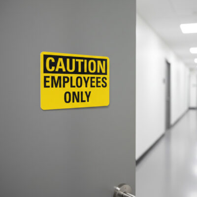 Caution Employees only