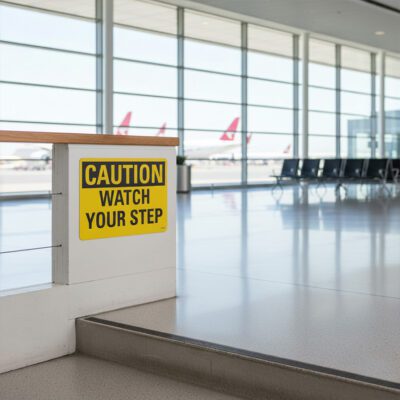 Caution Watch your step