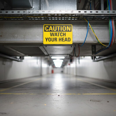 Caution Watch your head