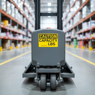 Caution Capacity ___ lbs