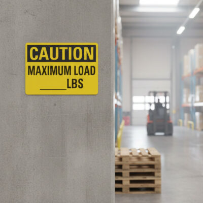 Caution Maximum load _____lbs