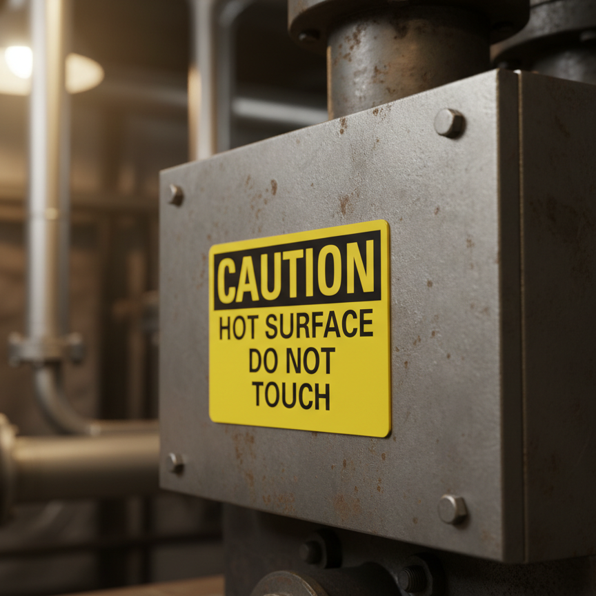 Caution Hot surface do not touch - Image 2