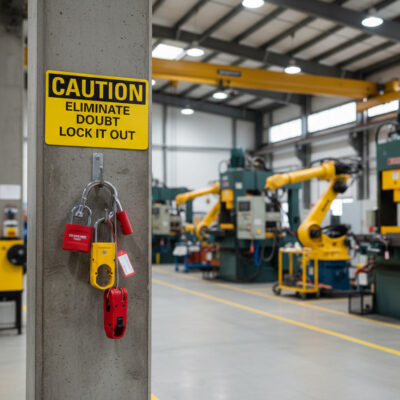 Caution Eliminate doubt lock it out