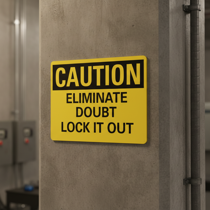 Caution Eliminate doubt lock it out - Image 2