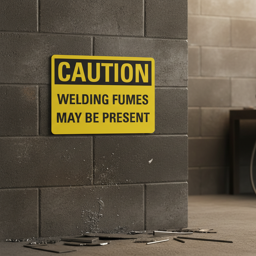 Caution Welding fumes may be present - Image 2