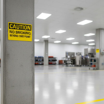 No smoking beyond this point English