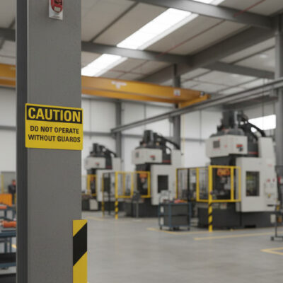 Caution Do not operate without guards