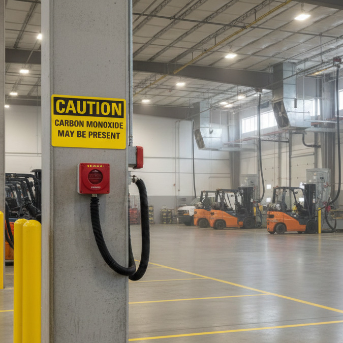 Caution Carbon monoxide may be present