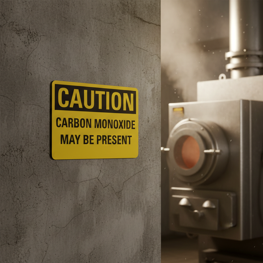 Caution Carbon monoxide may be present - Image 2