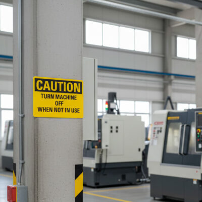 Caution Turn machine off when not in use