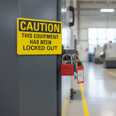 Caution This equipment has been locked out
