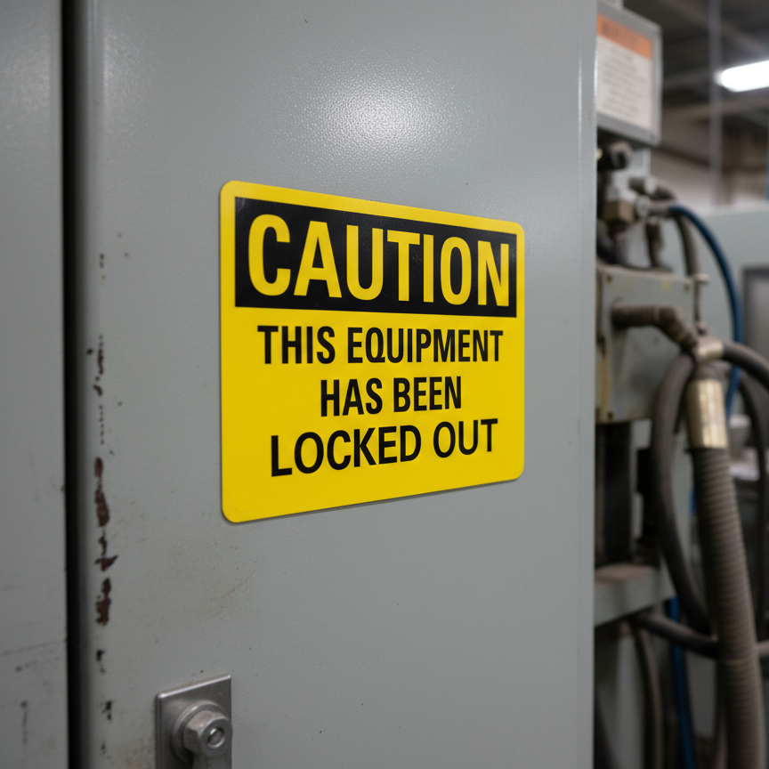 Caution This equipment has been locked out - Image 2