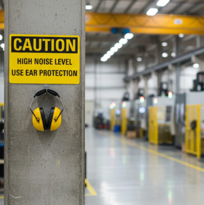 Caution High noise level use ear protection