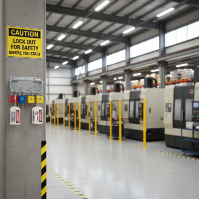 Caution Lock out for safety before you start