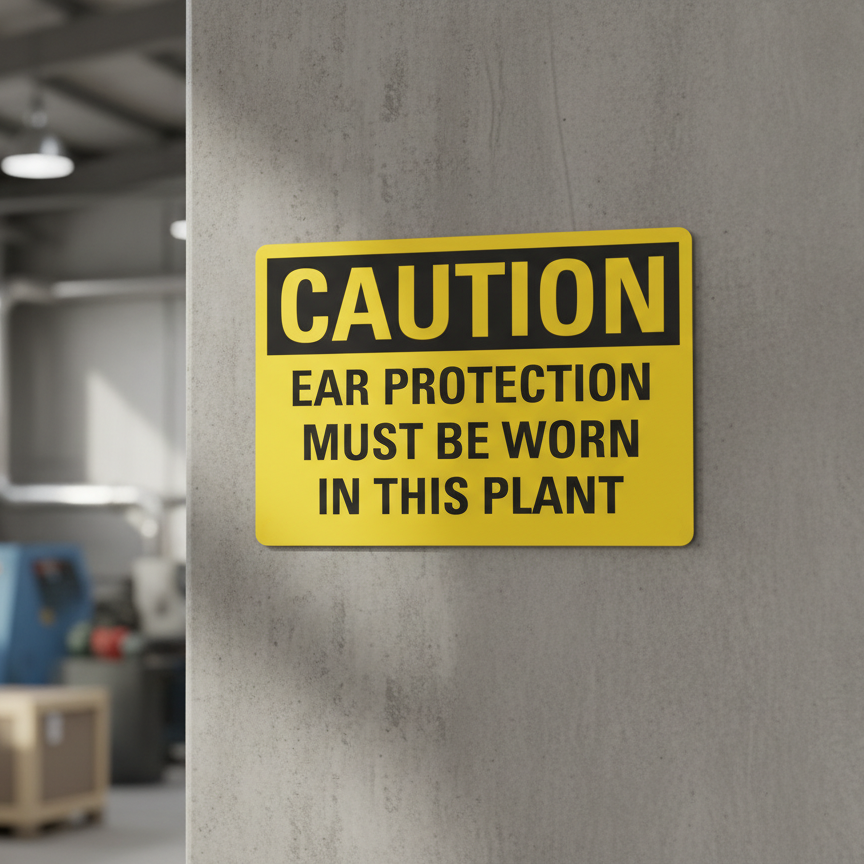 Caution Ear protection must be worn in this plant - Image 2