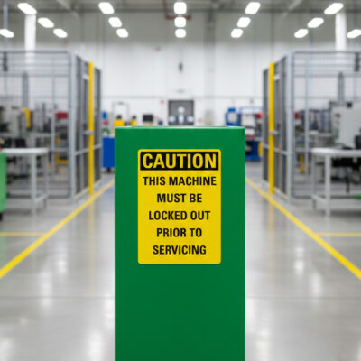 Caution This machine must be locked out prior to