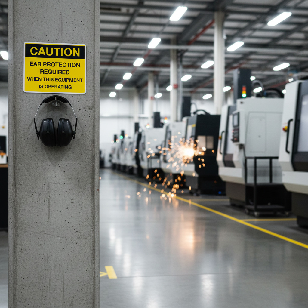 Caution Ear protection required when this equipment is