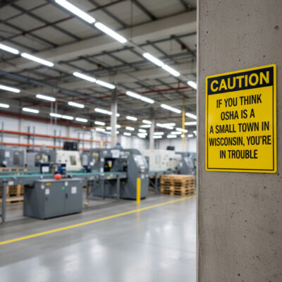 Caution If you think osha is a small town in wisconsin