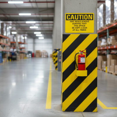 Caution Fire regulations demand that this space be kept