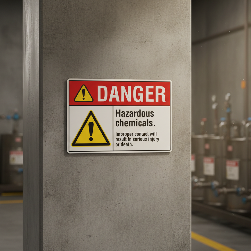 Danger Hazardous chemicals. Improper contact will - Image 2