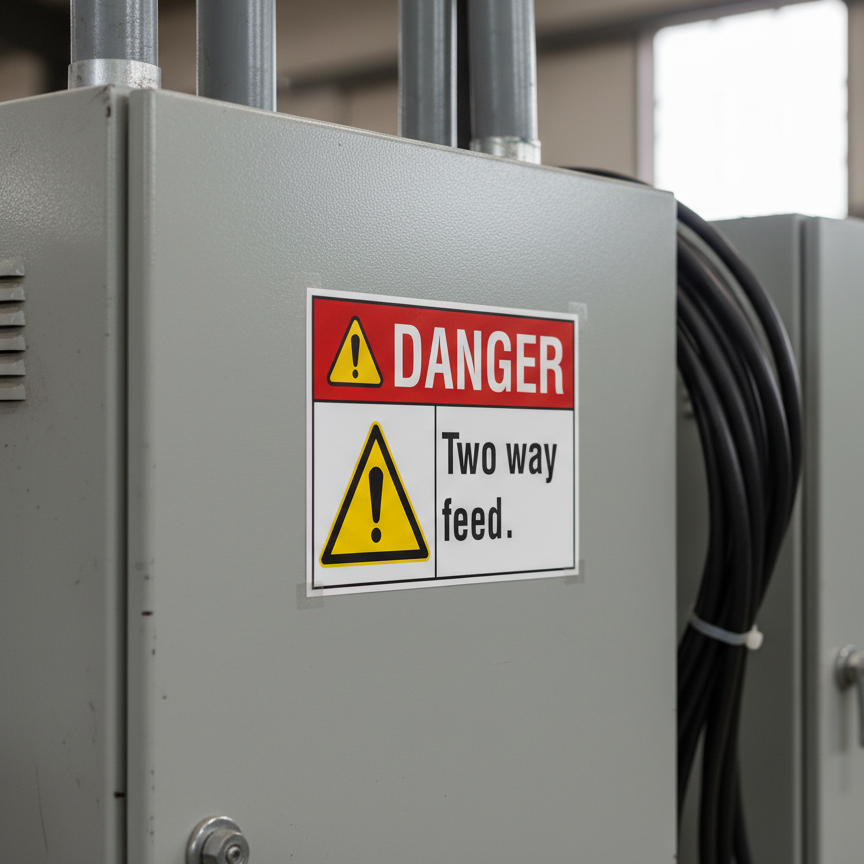 Danger Two way feed. - Image 2