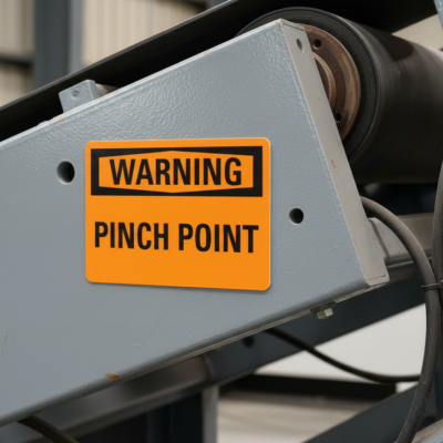 Warning Pinch point