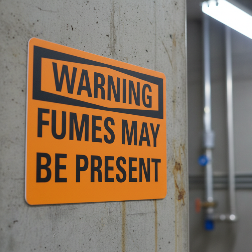 Warning Fumes may be present