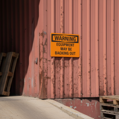 Warning Equipment may be backing out