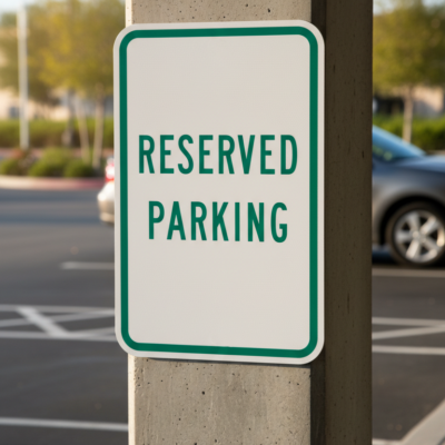 Reserved Parking (Centered)