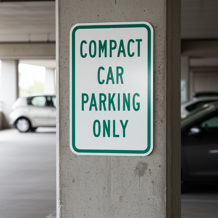 Compact Car Parking Only - Image 2