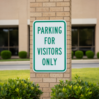 Parking For Visitors Only