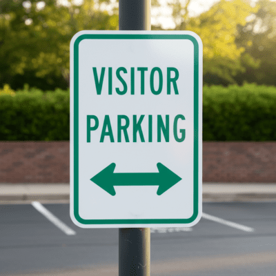 Visitor Parking (Double Arrow)