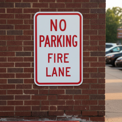 No Parking Fire Lane