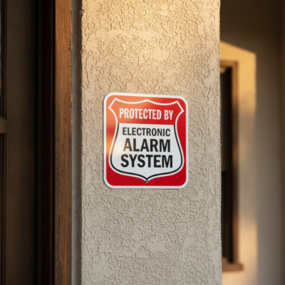 Protected By Electronic Alarm System