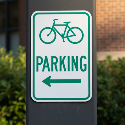 (Bike Sym) Parking (Left Arrow)