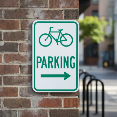 (Bike Sym) Parking (Right Arrow)