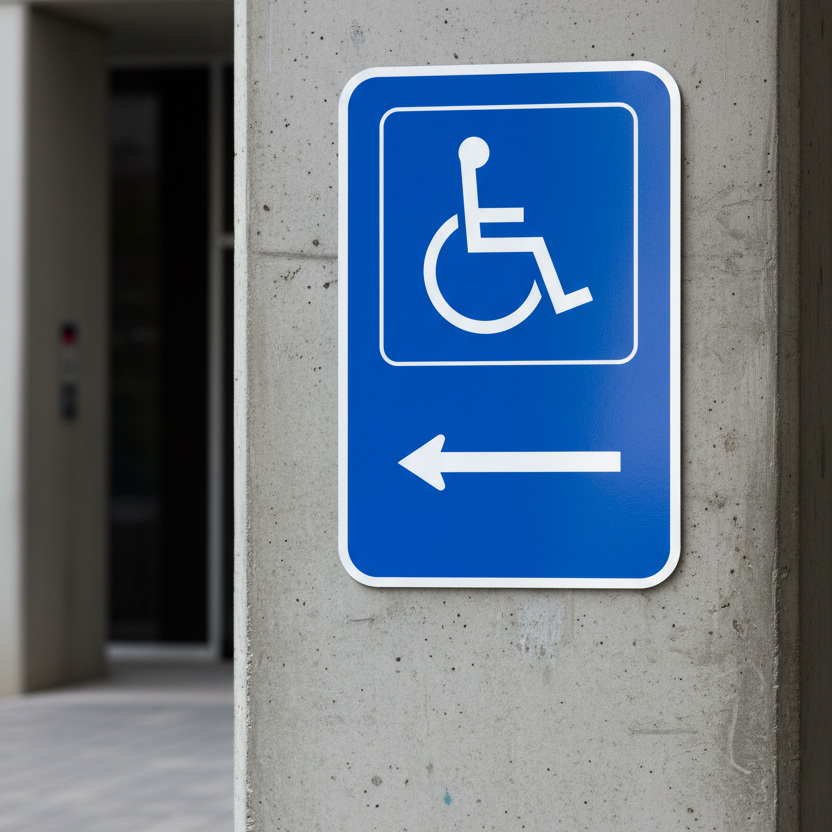 (Handicap Sym) With Left Arrow - Image 2