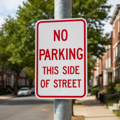 No Parking This Side Of Street
