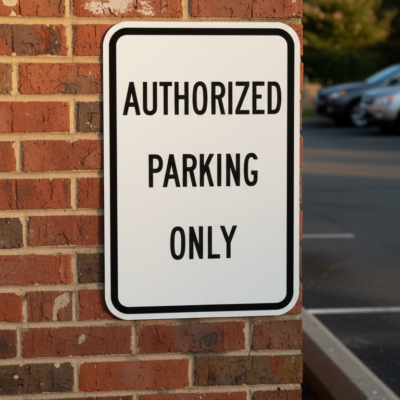 Authorized Parking Only