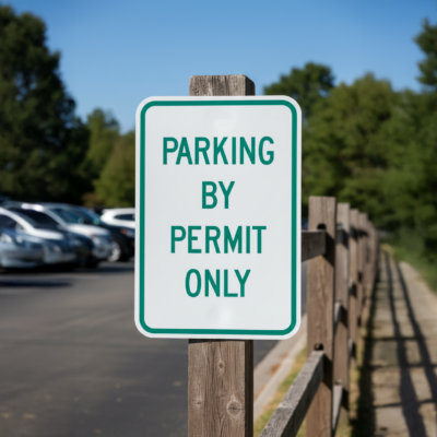 Parking By Permit Only