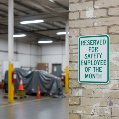 Reserved For Safety Employee Of The Month