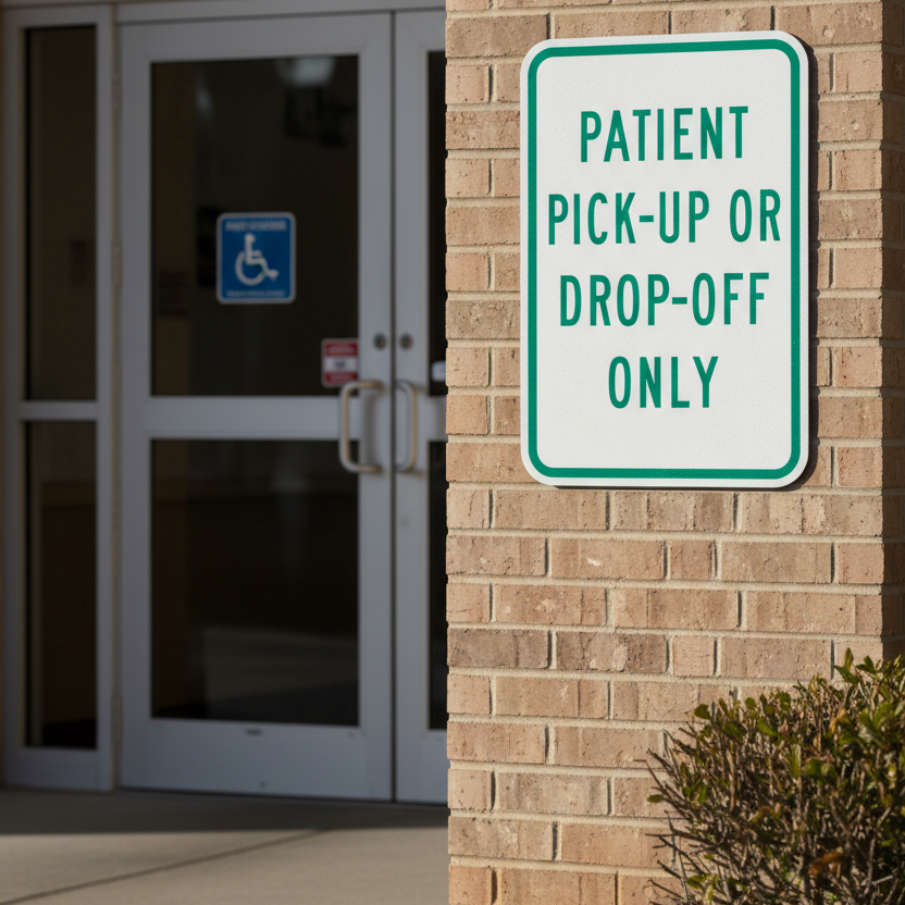Patient Pick-Up Or Drop-Off Only - Image 2
