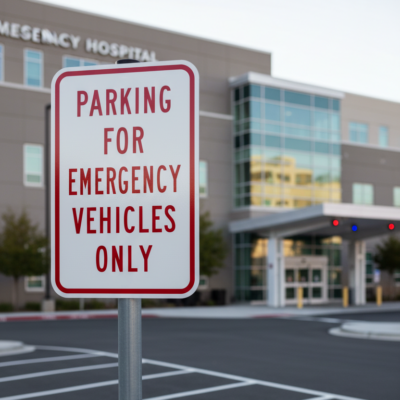 Parking For Emergency Vehicles Only