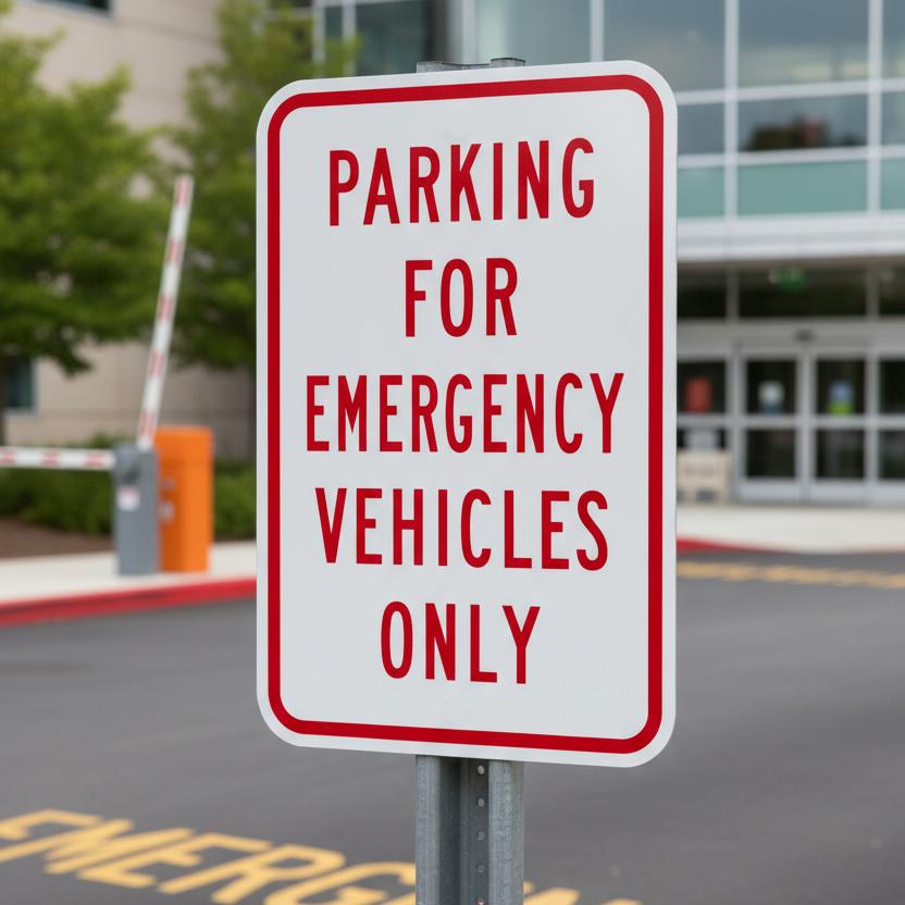 Parking For Emergency Vehicles Only - Image 2