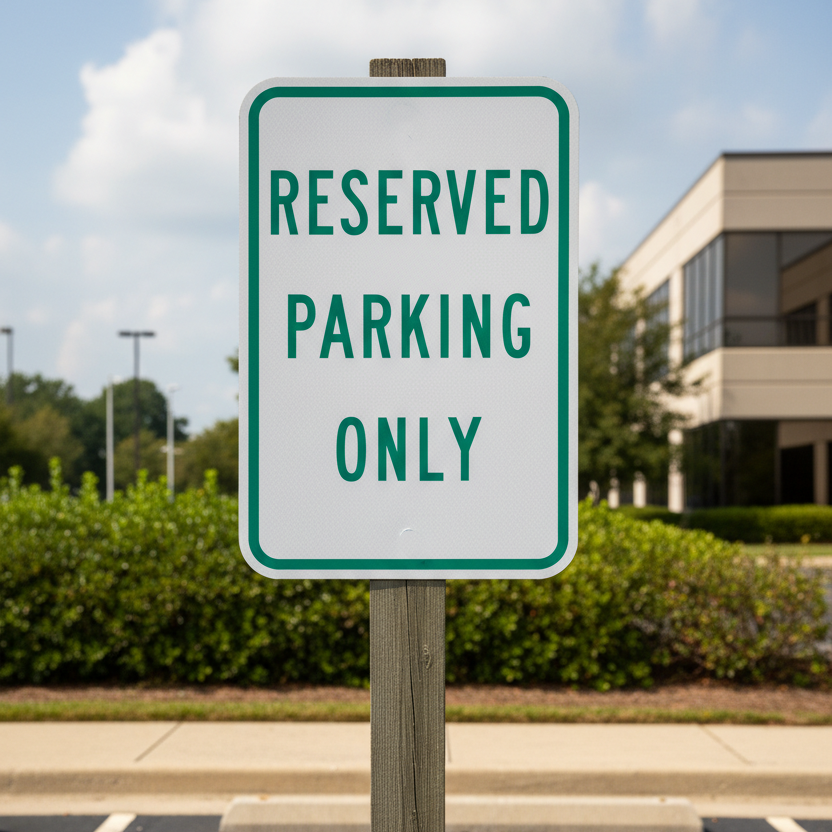 Reserved Parking Only
