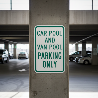 Car Pool And Van Pool Parking